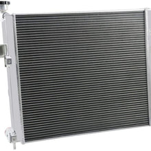 OzCoolingParts 2005-2010 Jeep Radiator, 2 Row Core Full Aluminum Radiator for 05-10 Jeep Commander,2006-2010 Jeep Grand Cherokee 3.0 3.7 V6 4.7 6.1 V8