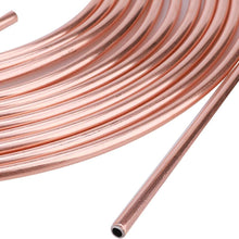 SHINEHOME 25 Ft. 3/16" Brake Line Tubing Coil Roll with Fittings Plugs Fuel Line Tube Coil Transmission Line Tube Coil