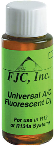 FJC 4910 Universal A/C Fluorescent Leak Detection Dye - 1 oz.