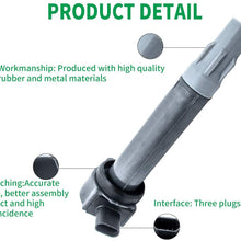 HICKS UF-502 Ignition Coil Pack Set of 6 for 2006-2010 Dodge Charger Nitro Magnum & Chrysler 300 Sebring Pacifica Town & Country 2.7L 3.5L 4.0L V6, Replace 4606869AA 4606869AB
