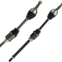 NYC Autoparts - 2PC Front CV Axle Half Shaft Assembly for Nissan Rogue AWD 2008 2009 2010 2011 2012 2013