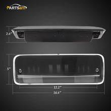 Partsam High Mount Stop Lights Third 3rd Brake Lights Replacement for Ford F150 F-150 04-08 2004 2005 2006 2007 2008 Smoked LED Rear Cab Roof Center Mount Brake Stop Tail Cargo Light Lamp