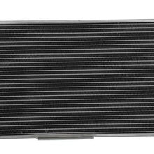 OzCoolingParts Pro 3 Row Core All Aluminum Radiator + 3 x 9" Fan w/Shroud + Thermostat/Relay Wire Kit for 1984-2001 85 86 87 88 89 90 91 92 93 94 95 96 97 98 99 00 Jeep Cherokee XJ/Jeep Comanche