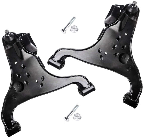 TUCAREST 2Pcs K620511 K620512 Left Right Front Lower Control Arm and Ball Joint Assembly Compatible With 05-15 Nissan Armada 2004 Pathfinder Armada 04-15 Titan 04-10 Infiniti QX56 Suspension
