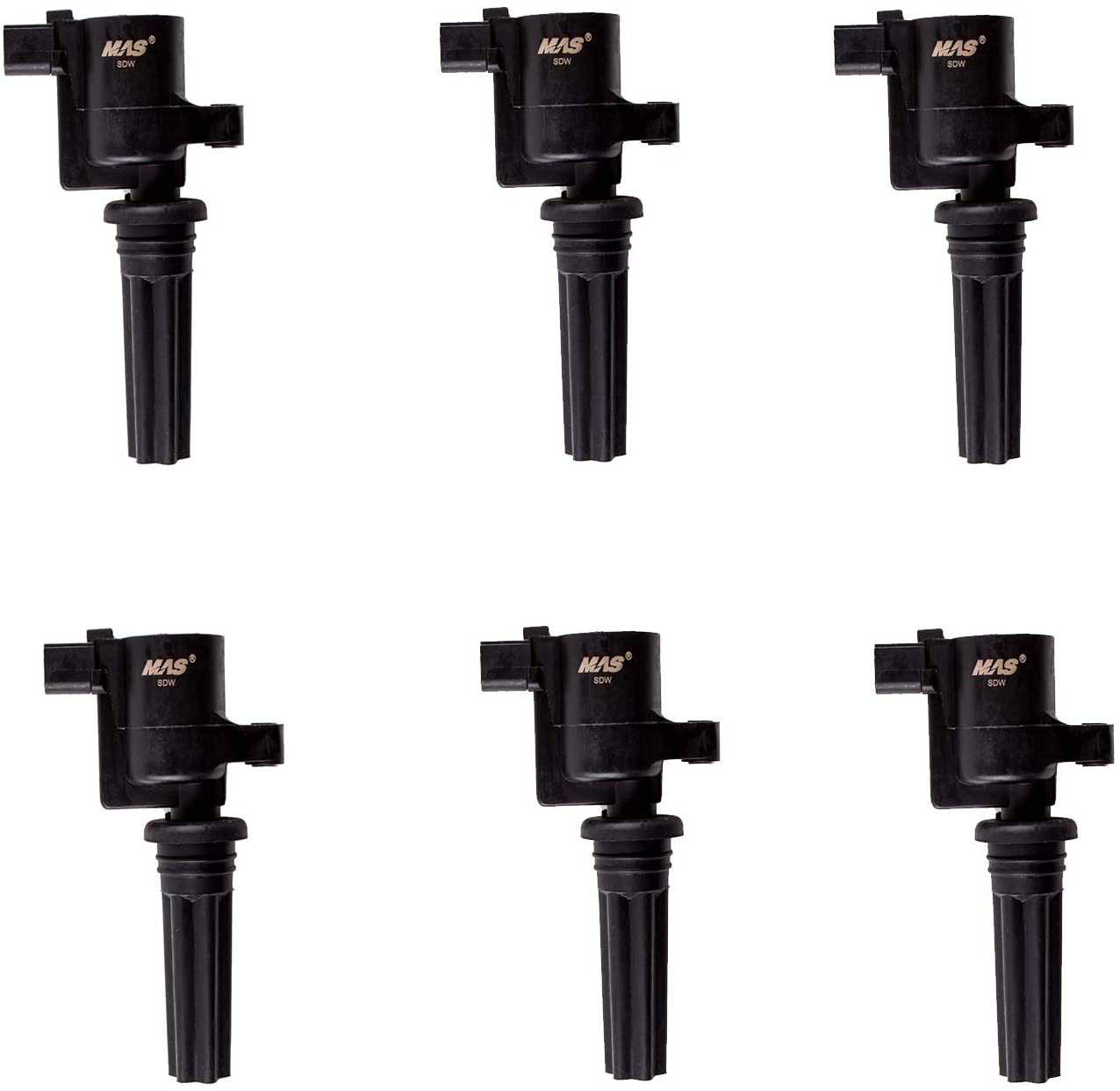MAS Performance Ignition Coils Compatible with 2000-2005 Lincoln LS 2000-2002 Jaguar S-Type DG517 DG528 (Pack of 6)