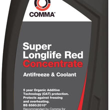 COMMA Sla1L 1L Super Antifreeze and Coolant Concentrated - Red