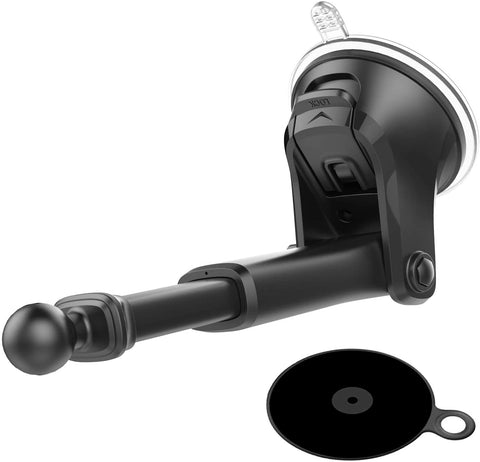 Replacement Suction Cup Mount Part, with Replacement Dashboard Pad Disc, 17.2mm Ball Joint Suction Cup with Adhesive Mounting Disk for Phone Mount Phone Holder, Magnetic Mount, Windshield/GPS