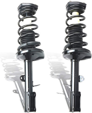 MOSTPLUS Complete Rear Strut Spring Assembly Compatible for 1998-2002 Chevrolet Prizm,1993-2002 Toyota Corolla 171953 171954(Set of 2)