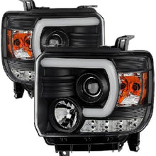 Spyder Auto PRO-YD-GS14V2-LBDRL-BK GMC Sierra LED Projector Headlight