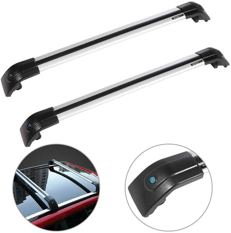 SCITOO fit for VW Atlas 2018-2019 Aluminum Alloy Roof Top Cross Bar Set Rock Rack Rail