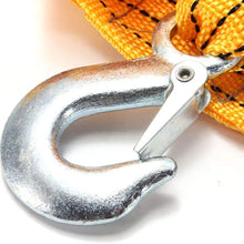 Wangyihan 300cm Yellow car NylonTow Rope durableStraps with forging Iron Hook