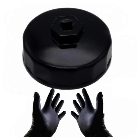 74mm 14 Flute Oil Filter Wrench Fit for Benz, Sprinter, VW, Mazda, and More – Also Fits for Select Mobil1, Mahle and Other Aftermarket Filters