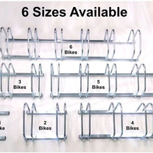 EasyGoProducts EGP-BIK-002 EasyGo Floor Stationary Double Wheel Rack, Indoor – Outdoor Bike Stand