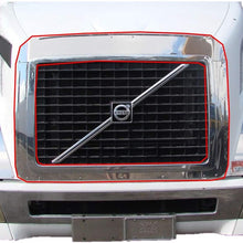 Longroadaccess Volvo VNL 2004-2017 Semi Truck Chrome Steel Bug Shield Wind Deflector