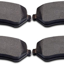 Brake Pads,ECCPP 4pcs Front Ceramic Disc Brake Pads Kits fit for 2001-2006 Chrysler Town Country,2001-2003 Chrysler Voyager,2001-2007 Dodge Caravan/Dodge Caravan Caravan,2002-2007 Jeep Liberty