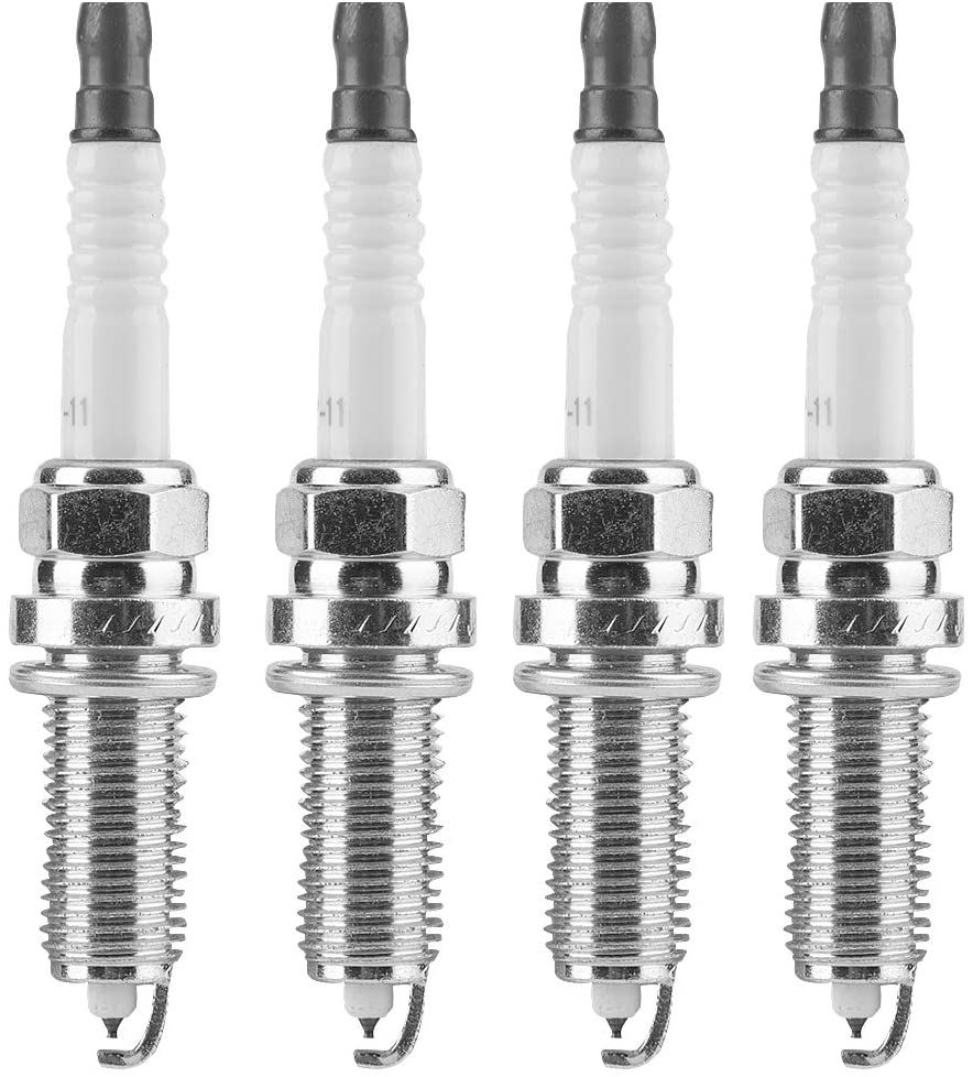 Spark Plug, 22401-ED815 4PCS Car Vehicle Auto Engine Spark Plugs for Nissan Altima Cube Micra Primera Tiida