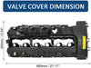 X AUTOHAUX 11127565284 Car Engine Valve Cover Replacement Gasket for BMW 535i 135i 335i Z4