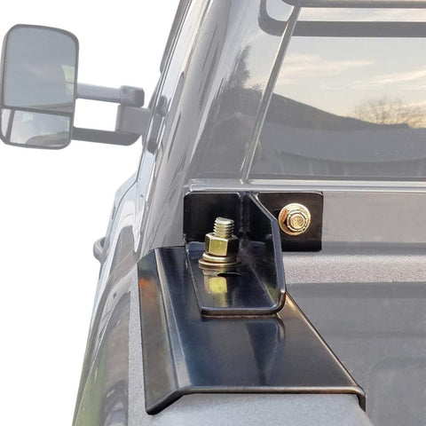 ENIXWILL Truck Bed Back 30119 Rack Mounting Kit Fit for Silverado Sierra 2007-2016 Safety Rack Headache Rack