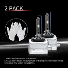 Starmotor D4S 5000K 35W HID Xenon Headlight Bulbs High Low Beam automotive bulb 42402 66440 42402XV Replacement Waterproof Design Headlight Lamps Head Lights for 12V Car Pack of 2 Car Headlamps