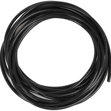 X AUTOHAUX 5 Meter 16.40ft Black Polyurethane PU Air Hose Pipe Tubing 4mm OD 2.5mm ID for Car