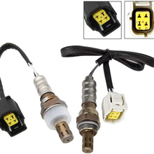 MAXFAVOR 2Pcs Upstream + Downstream O2 Sensor Replacment for Oxygen Sensor 2004 JEEP GRAND CHEROKEE L6 4.0L Rear Upstream Downstream 234-4587 x1 234-4768 x1 02 Sensor