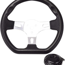 ZXTDR 10.6'' Steering Wheel For Mini Go Kart Buggy Kandi