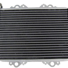 OzCoolingParts KAWASAKI KFX 450R 450 R Radiator, Full Aluminum ATV Radiator for 2008-2014 2009 2010 11 12 13 Kawasaki KFX450R/KFX450R Monster Energy 09