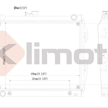 Klimoto Radiator | fits 1992-1995 Toyota 4Runner 1984-1995 Toyota Pickup