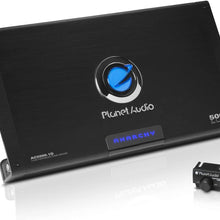 Planet Audio AC5000.1D Class D Car Amplifier - 5000 Watts Max Power, 1 Ohm Stable, Monoblock, Mosfet Power Supply, Remote Subwoofer Control