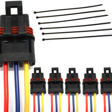 SUBALIGU 6 Pack Pulse Power Plug Connector Compatible with 2018-2020 Polaris Ranger RZR XP 1000 RS1 General Pulse Bus Box Power Harness Pigtail Connector