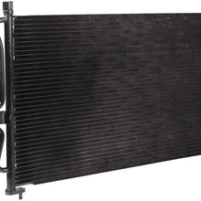 ECCPP Auto Parts Air Conditioning A/C AC Condenser Aluminum A/C AC Condenser Replacement Radiator for 2001-2007 Ford Escape CU4975