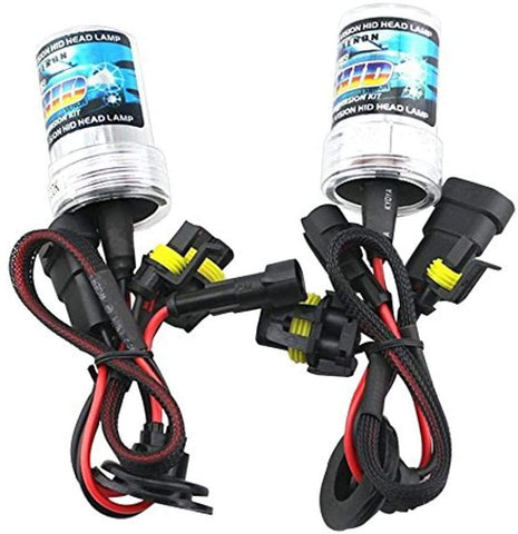 Zone Tech H10-8K Xenon Replacement Headlight Bulb, Set of 2 (HID 8000K H10)