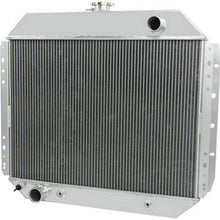 OzCoolingParts 66-79 Ford F-Series Radiator, 4 Row Core All Aluminum Radiator for 1966-1979 1968 1970 75 76 Ford Bronco F-100 F-150 F-250 F-350 Pickup Truck L6 V8 Engines