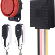BlueFire Upgraded Motorcycle Security Kit Alarm System Engine Start Arming Disarming Anti-Hijacking Cutting Off Remote