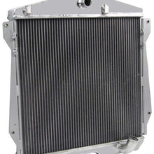 OzCoolingParts 4 Row Core All Aluminum Radiator for 1943-1948 44 45 46 47 Chevy Fleetline/FleetMaster/Stylemaster L6 MT