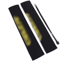 WHWEI 1 Pair Black Neoprene Motorcycle Fork Gaiter Boot Seal Socks Covers Protector Durable Cable Ties for Extra Security