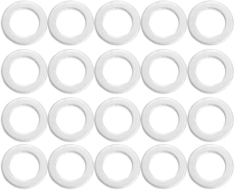 Oil Drain Plug Crush Washers Gaskets Seals Fit for Honda Accord Civic CRV CR-V Acura Odyssey Pilot Fit Ridgeline Element,Replaces # 94109-14000 9410914000, Pack of 20 by Vautoparts
