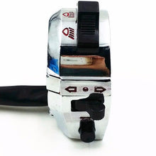Motorcycle Dirt Bike Control Low High Beam Turn Signal Light Horn Left Switch (Black)