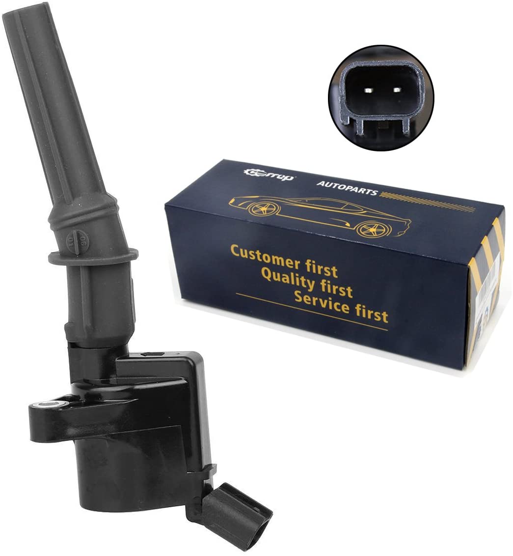 Carrep Ignition Coil 4.6L 5.4L 6.8L V8 V10 Engine Coil Pack (dg508, Black) (dg508 Black)