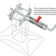 Lippert 308287 Quick Release Pull Pin for Fifth Wheel Landing Gear