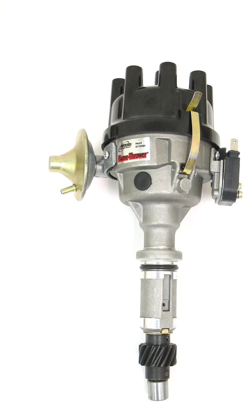 Pertronix D175520 Flame-Thrower OEM Replacement Vacuum Advance Cast Electronic Distributor for Rover 8 Cylinder