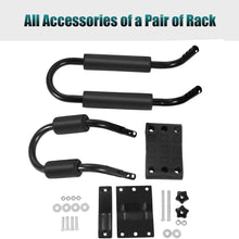 Goplus Kayak Carrier Universal 2 Pair J- Shape Rack Canoe Boat Surf Ski Roof Top Mounted on Car SUV Truck Van
