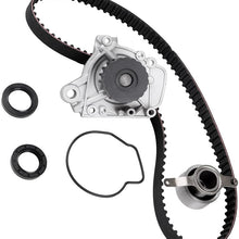 Scitoo Timing Belt Water Pump Kit Fits 96-00 Honda Civic 1.6L SOHC D16Y5 D16Y7 D16Y8 D16B5 TCKWP224 WP224K1B TB224LK2 WP135-1390