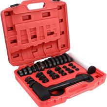 Suuonee Bearing and Seal, 37pcs/Set Bearing and Seal Installation Remover Kit Disassemble with Rubber Hammer