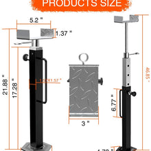 Sulythw 2PACK 5000lb Capacity Adjustable Heavy Duty from 20.5'' to 45.55'' Slide Out Support Rust Resistant Steel RV Stabilizer Jacks for 5th Wheel