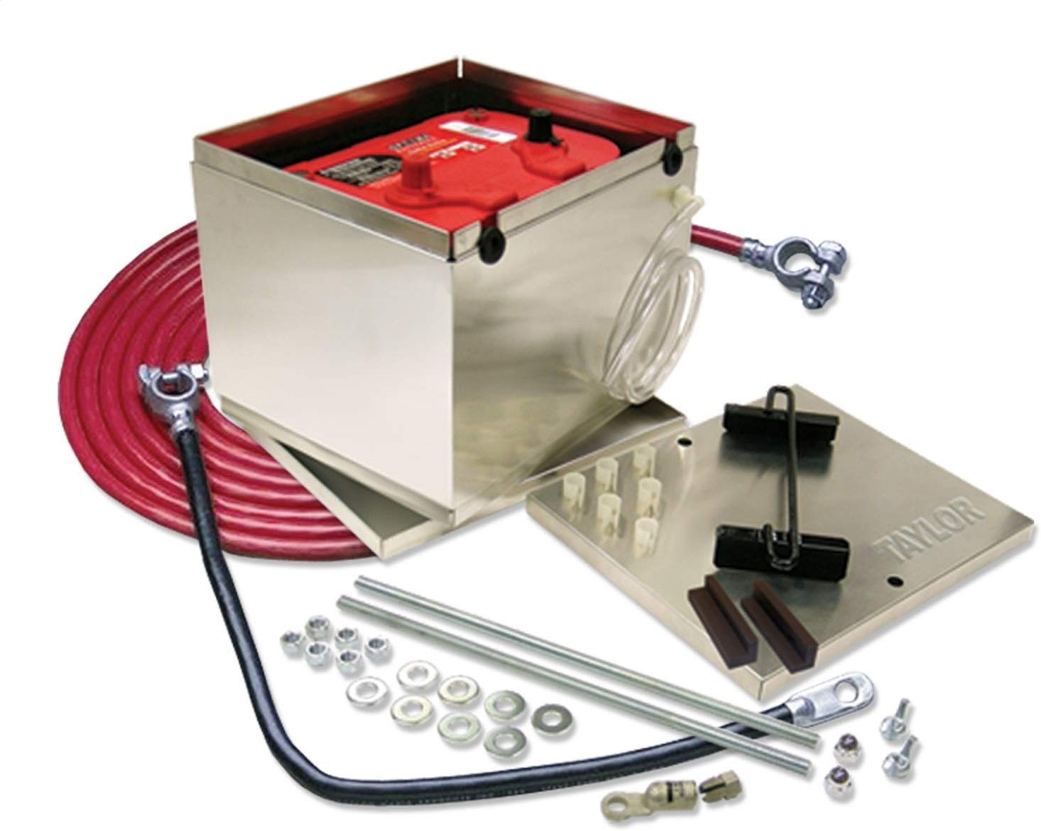 taylor (48201 200 Series Aluminum Battery Box with 2-GA Cable