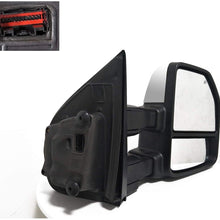 AERDM New towing mirror Chrome Cap with Temperature sensor fit 2015 2016 2017 2018 F150 Towing Mirrors w/Turn Signal, Auxiliary Lamp