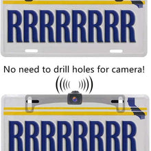 Wireless Digital License Plate Backup Camera, HD 720P Car WiFi Rear View Reverse Camera, Super Wide View Angle Night Vision Waterproof, USB 5V Vehicles Cam for iPhone, iPad or Andriod Devices