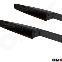 OMAC Roof Racks Carrier | Cargo Racks Rail Aluminium Black Set 2 Pcs | Top Roof Side Rails Bars Luggage Port Rack Bar | for Ford Escape 2013-2019