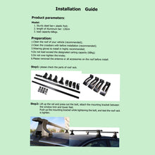 ECCPP Adjustable 48" Roof Rack Crossbars Luggage Cargo Carrier Rails Fit for 2007 2015 for Ford F-150,2006-2007 2015 for Ford F-350,2007 2012 2016 for Ford F-350 Super Duty,Aluminum Cargo Rack